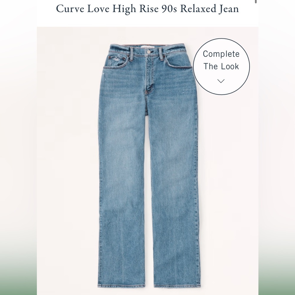 High Rise 90s Relaxed Jeans - Curve Love